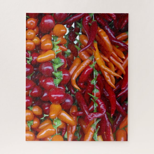 Hot Peppers Jigsaw Puzzle (Vertical)