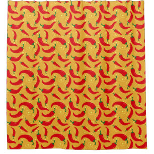 Hot Peppers Shower Curtain