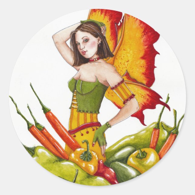 Hot Peppers Sticker (Front)