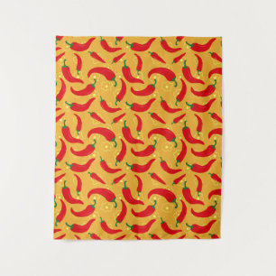 Hot Peppers Tapestry