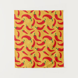 Hot Peppers Tapestry