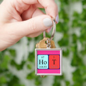 Hot periodic table name keyring (Hand)