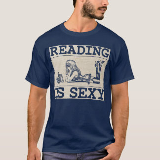 Hot Pin Up Girl Comic Book Vintage Reading Is Sey  T-Shirt