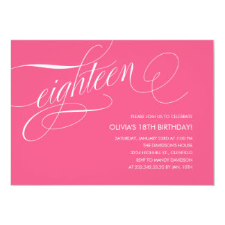 18th birthday party invitations