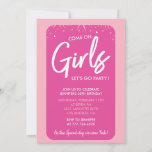 Hot pink 30th birthday invitations Trendy Girly<br><div class="desc">Hot pink 30th birthday invitations Trendy Girly</div>