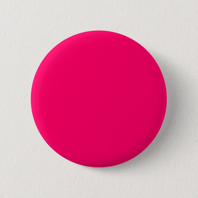 Hot Pink 6 Cm Round Badge (Front)