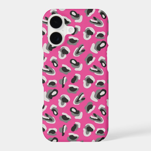 Hot Pink Abstract Animal Print (Back)