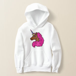 Hot Pink Afro Unicorn