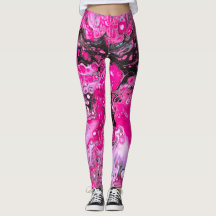 Hot Pink Alien Blood Women's Leggings