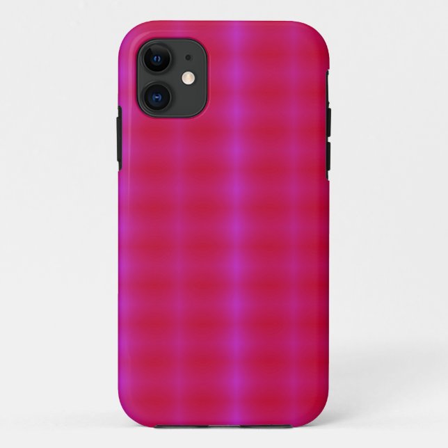 Hot Pink and Fuchsia iphone case (Back)