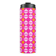Hot pink and orange tumbler