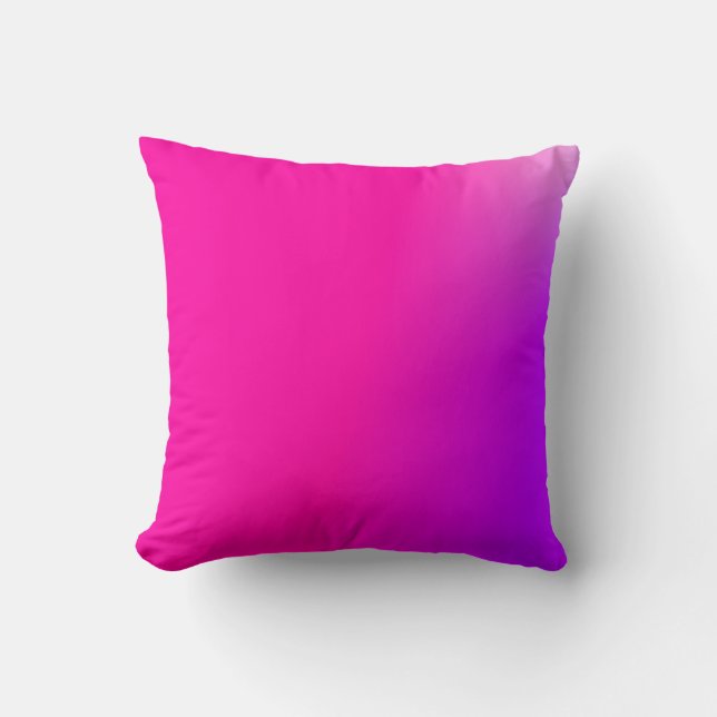 Hot pink and purple  cushion (Front)