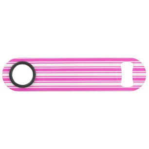 Hot pink and white candy stripes