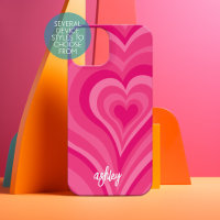 Hot Pink and White Girly Hearts - Script Name
