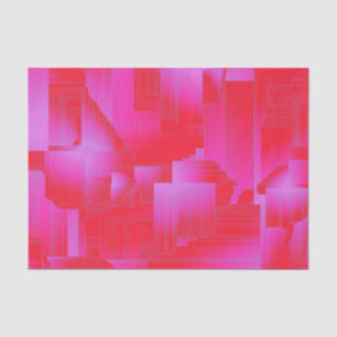 Hot Pink Art Deco Tissue Paper