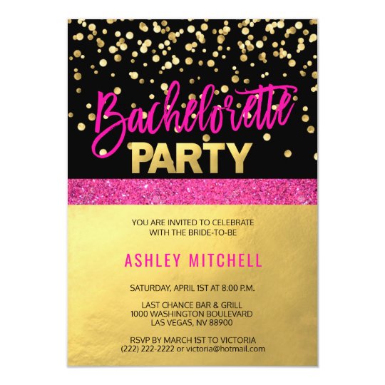 hot pink bachelorette party invitations templates zazzle co uk bachelorette party invitation template