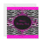Hot Pink Black White Birthday Party Zebra Animal