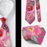 Hot Pink Blush Light Pretty Roses Floral Neck Tie<br><div class="desc">Pink Blush Flowers Beautiful Flowers Floral Roses Neck Tie. Great for formal occasions and weddings!</div>