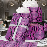 Hot Pink Boa Constrictor Snakeskin