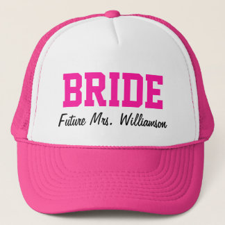 Hot Pink Bride Hat
