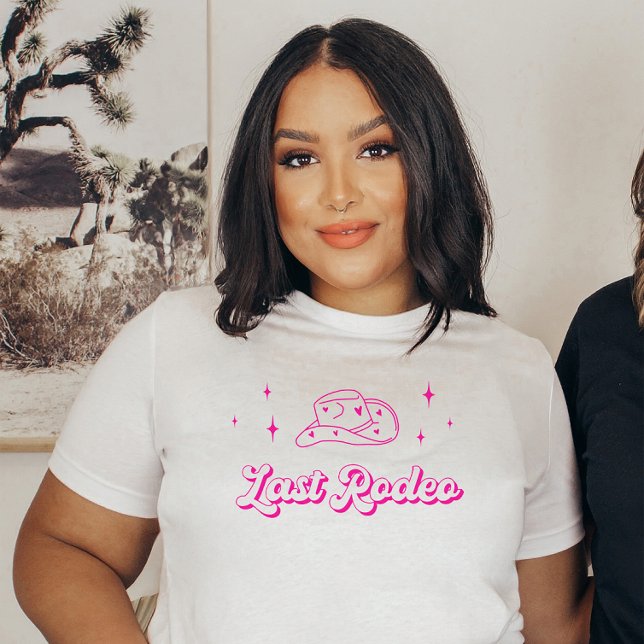 Hot Pink Brides Last Rodeo Bachelorette Party T-Shirt (Creator Uploaded)