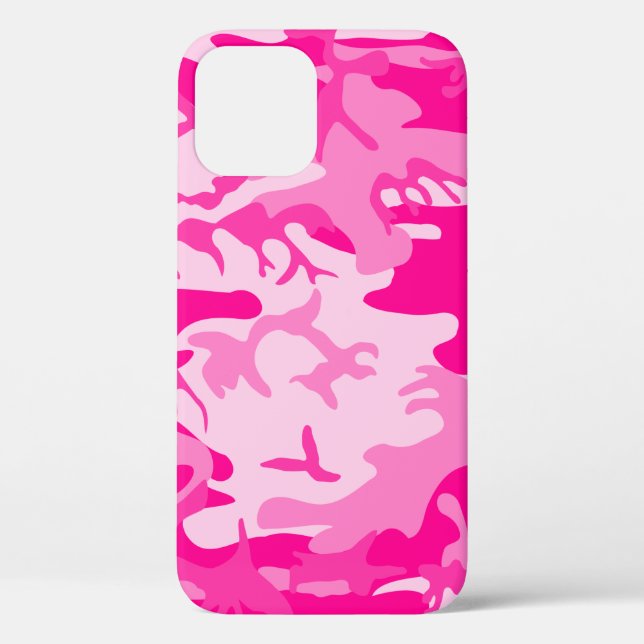 hot pink camo camouflage Case-Mate iPhone case (Back)