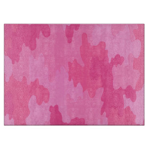 Hot Pink Camouflage Cutting Board
