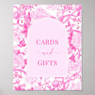Hot Pink Cards & Gifts Elegant Chinoiserie Sign
