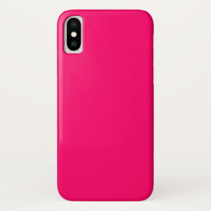 Hot Pink iPhone X Case