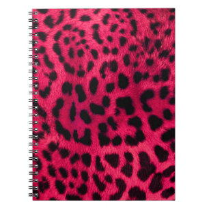 Hot Pink Cheetah Pattern Notebook