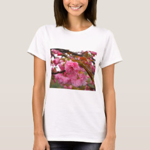 Hot Pink Cherry Blossom Flowers T-Shirt