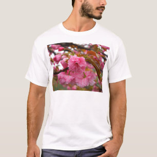 Hot Pink Cherry Blossom Flowers T-Shirt