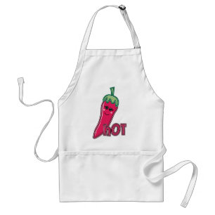 Hot Pink Chilli Pepper Standard Apron