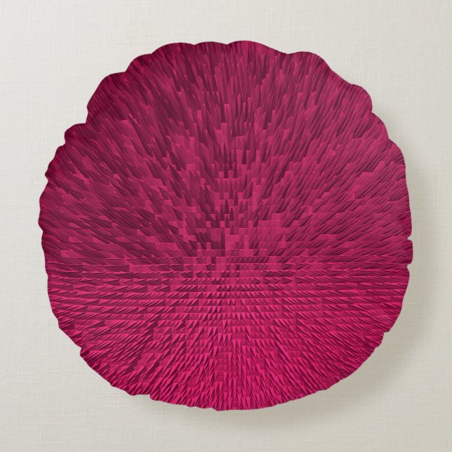 Hot Pink City...... Round Cushion (Front)