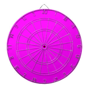 Hot Pink Colour Customised Designer Dartboard