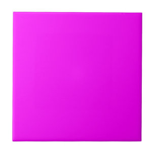 Hot Pink Colour Customised Designer Tile