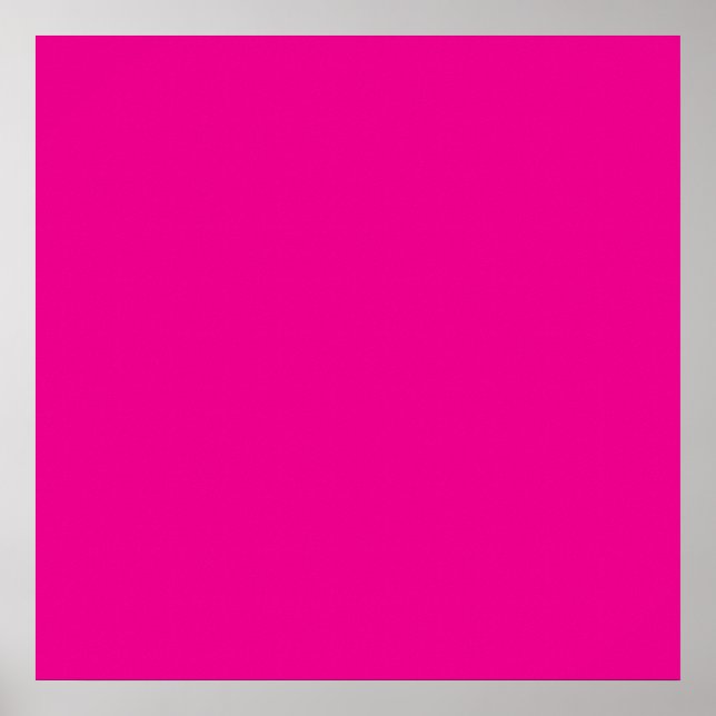 Hot Pink Colour Poster (Front)