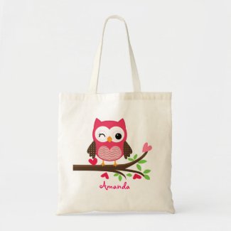 Owl Tote Bags | Personalised Tote Bags | Owl Gift Ideas