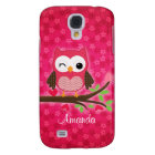 Hot Pink Cute Owl Girly