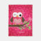 Hot Pink Cute Owl Girly Personalised