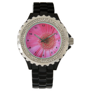 Hot Pink Daisy Watch