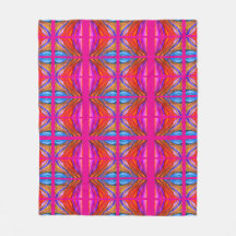 Hot Pink Desert Inspirations Fleece blanket