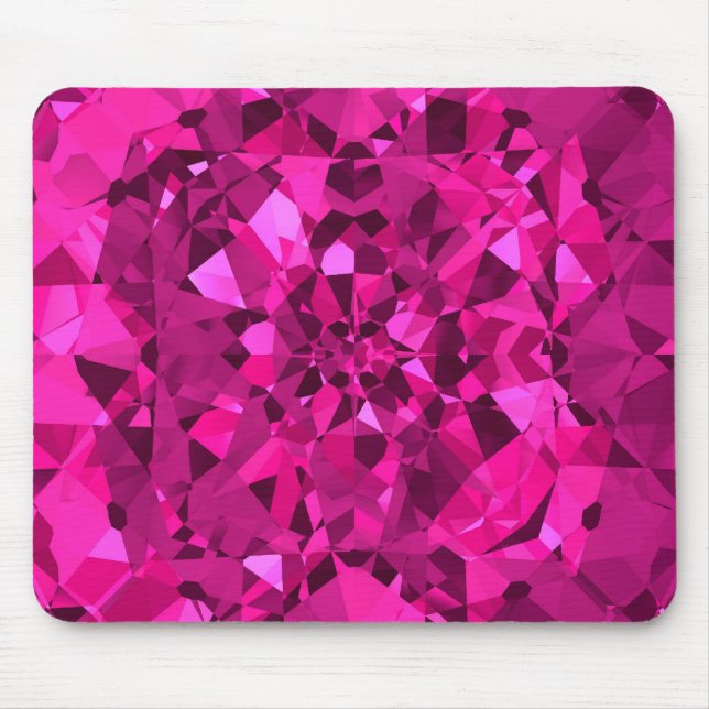 Hot Pink Diamonds Mouse Mat (Front)