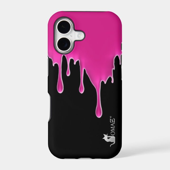 Hot Pink Drip iPhone 5 Cases (Back)