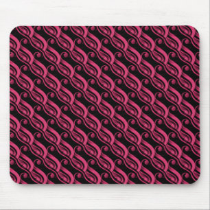 Hot Pink Effortless Charm Mousepad