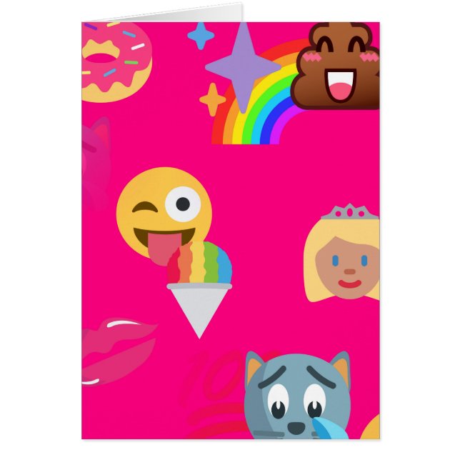 hot pink emoji (Front)