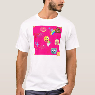 hot pink emoji T-Shirt