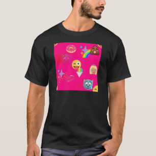 hot pink emoji T-Shirt