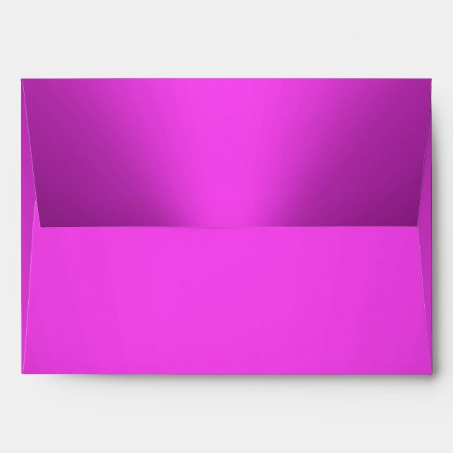 Hot Pink Envelope 5 x 7 (Back (Top Flap))