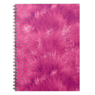 Hot Pink Faux Fur Notebook